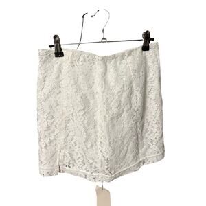 High Waisted 2-in-1 Pocket Lace Mini Casual Skirt